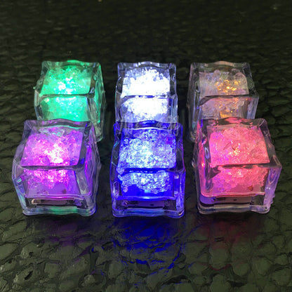 LED Colorful Glowing Ice Cubes