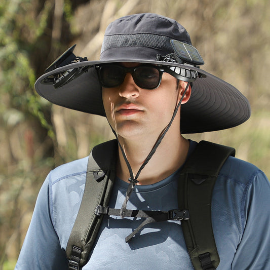 Solar-Powered Fan Cap