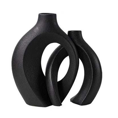 Modern Ceramic Twin Vases