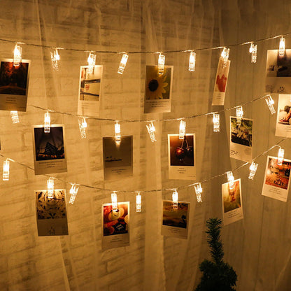 LED Photo Clip String Lights