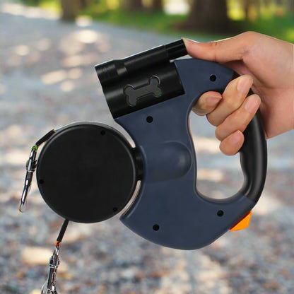 Retractable Dual Dog Leash