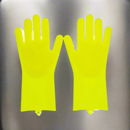 Silicone Dishwashing and Pet Grooming Gloves