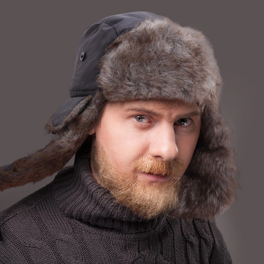 Unisex Faux Fur Aviator Winter Hat