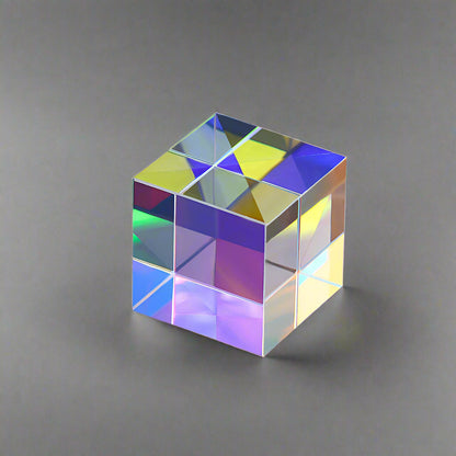 Optical Glass Prism Cube