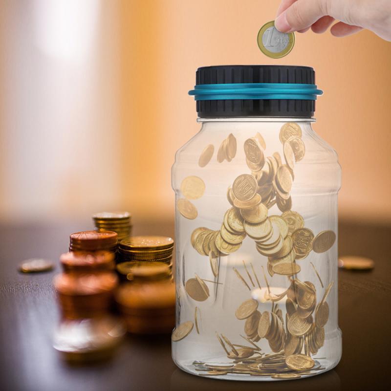 Digital Coin Counter Jar