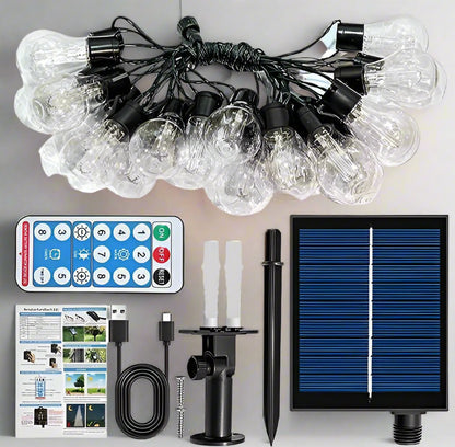 60FT/10M Solar String Lights