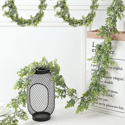 Artificial Eucalyptus Garland with Roses & Gypsophila