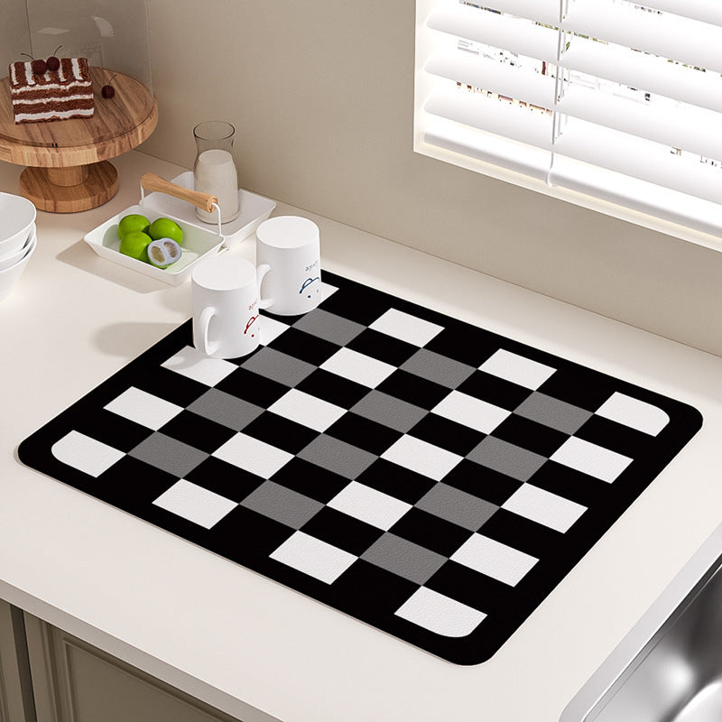 Heat-Resistant Non-Slip Kitchen Drainer Mat