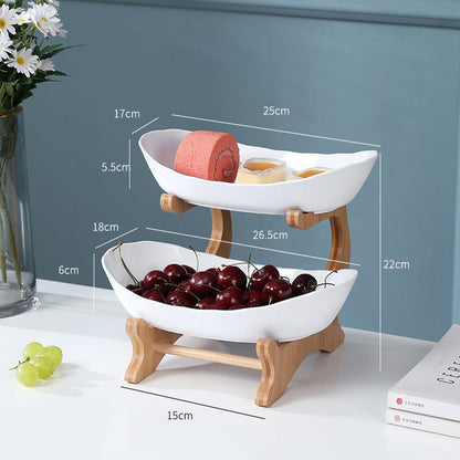 Multi-Layer Fruit and Snack Serving Tray