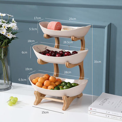 Multi-Layer Fruit and Snack Serving Tray