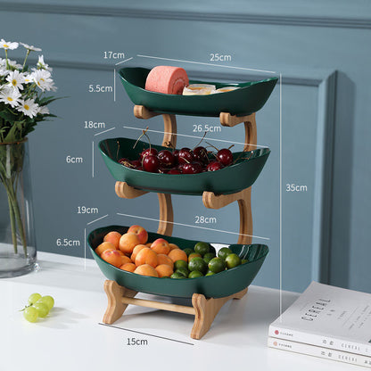 Multi-Layer Fruit and Snack Serving Tray