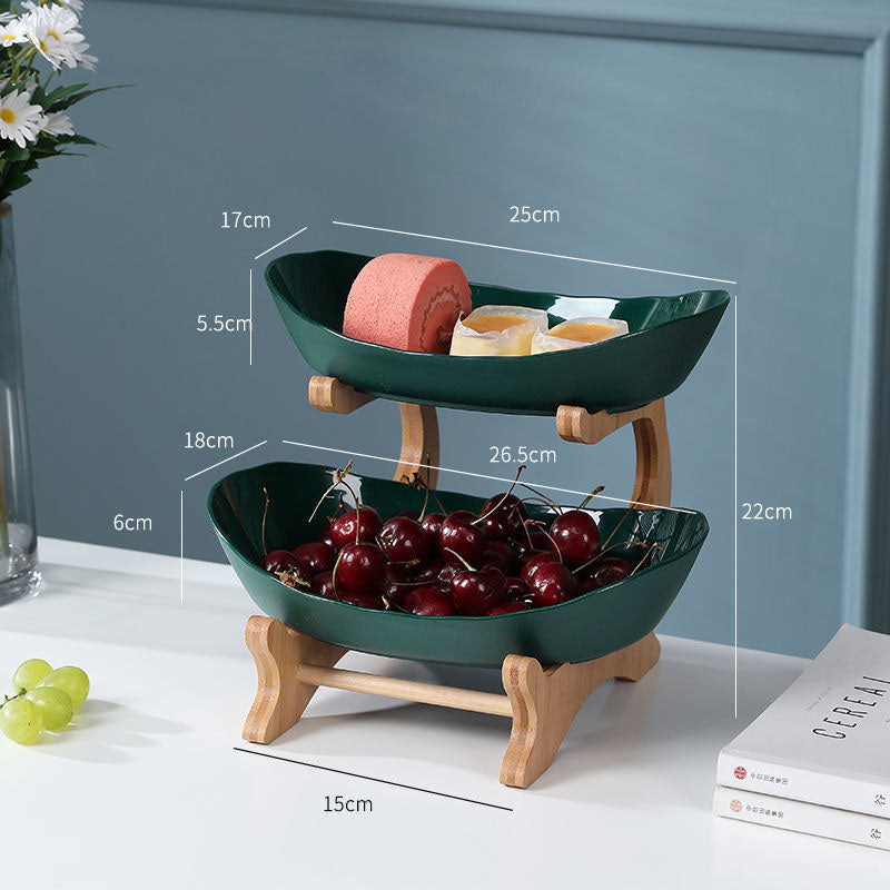 Multi-Layer Fruit and Snack Serving Tray