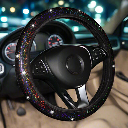 Sparkling Diamond Steering Wheel Cover