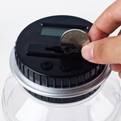 Digital Coin Counter Jar