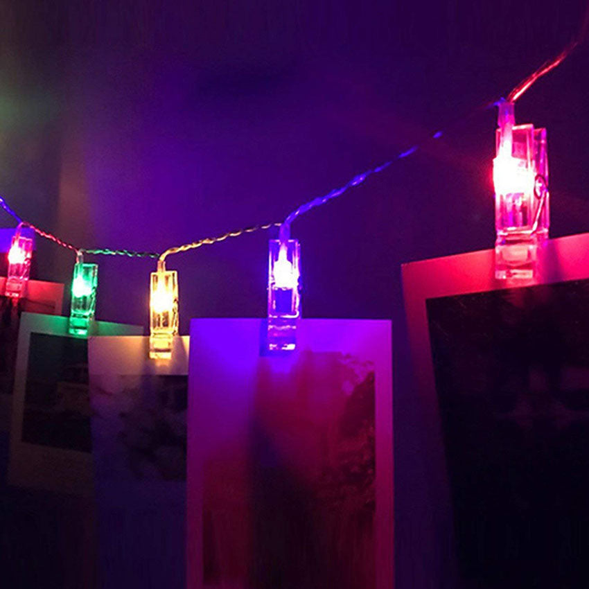 LED Photo Clip String Lights