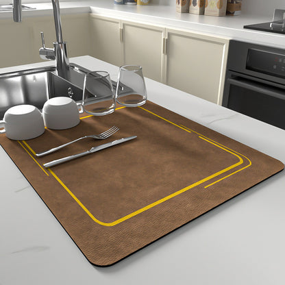 Heat-Resistant Non-Slip Kitchen Drainer Mat