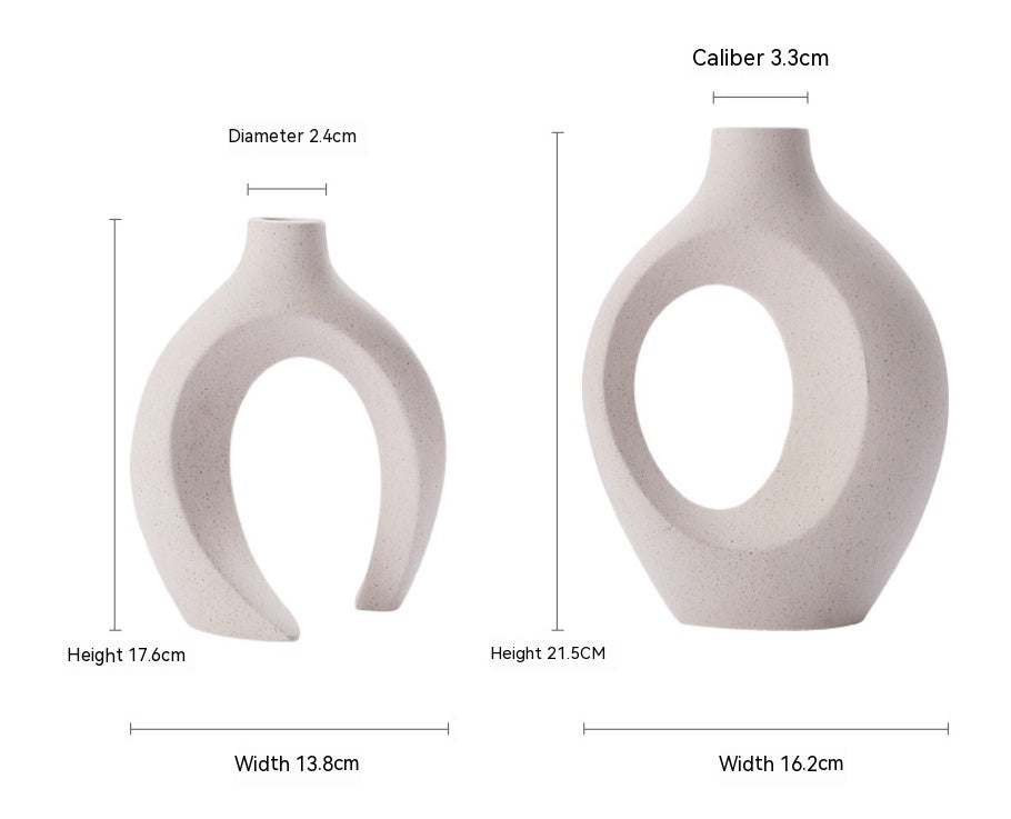 Modern Ceramic Twin Vases