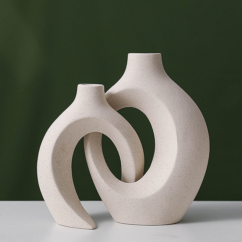 Modern Ceramic Twin Vases