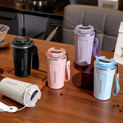 Smart Stainless Steel Insulated Coffee Mug