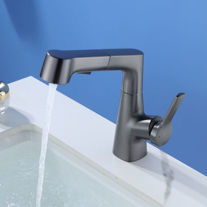 Rotating Retractable Bathroom Faucet