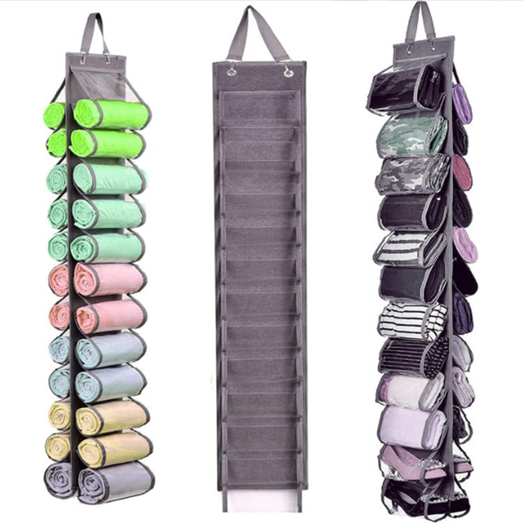 24-Grid Hanging Closet Organizer