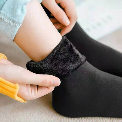 Women's Plush Thermal Mid Tube Socks (5 Pairs)