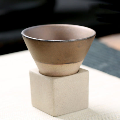 Handcrafted Cone-Shaped Espresso Cup