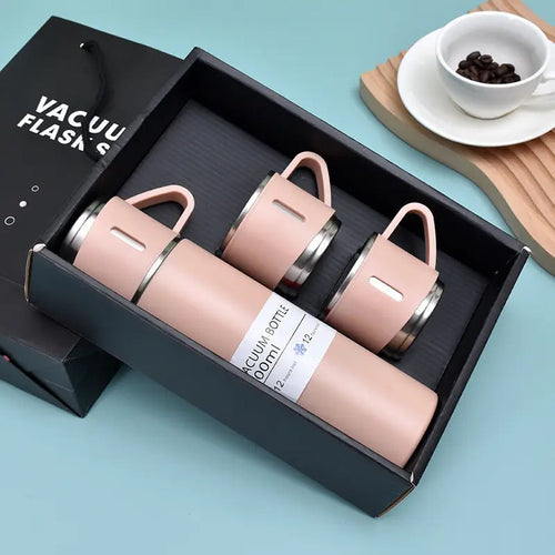 Stainless Steel Vacuum Flask Set