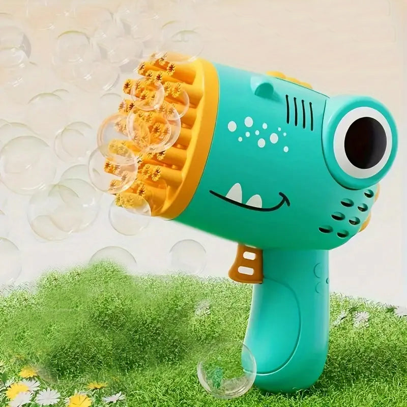 Dinosaur 40-Hole Automatic Bubble Blower Toy