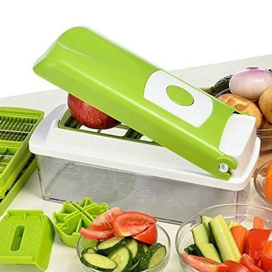 12-PC Multifunctional Vegetable Chopper & Slicer Set