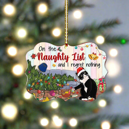 Black Cat Christmas Ornaments