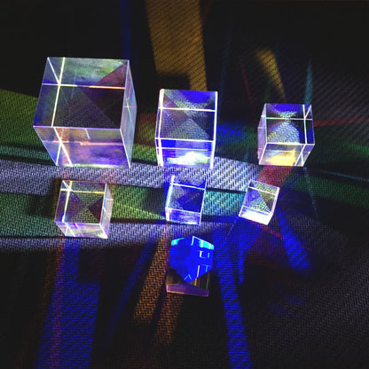 Optical Glass Prism Cube