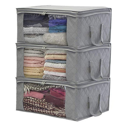 Foldable 3-Piece Clothing Organizer Set