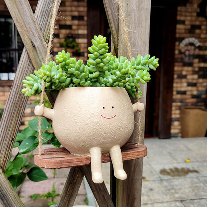 Swing Face Hanging Planter