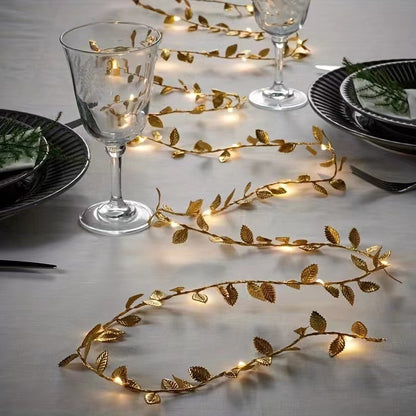 LED Leaf String Lights