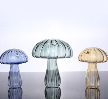 Nordic Mushroom Glass Vase