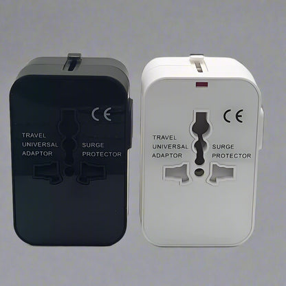 Universal Travel Adapter with Dual USB Ports