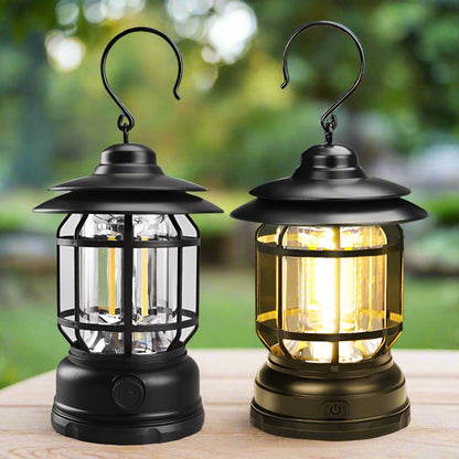 Retro-Chic Portable Camping Lantern