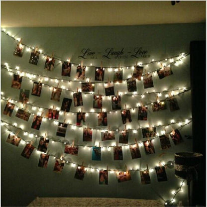 LED Photo Clip String Lights