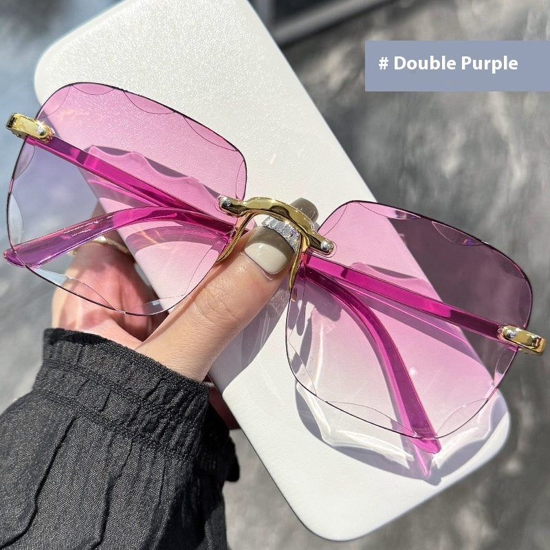 Rimless Gradient Sunglasses