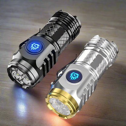 High-Power Rechargeable LED Flashlight