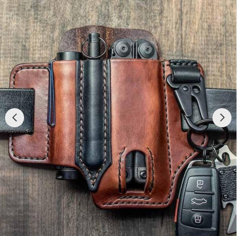 Men's Leather Belt Tool Pouch