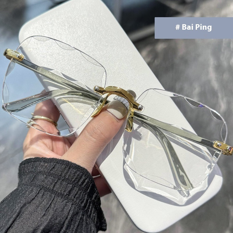 Rimless Gradient Sunglasses