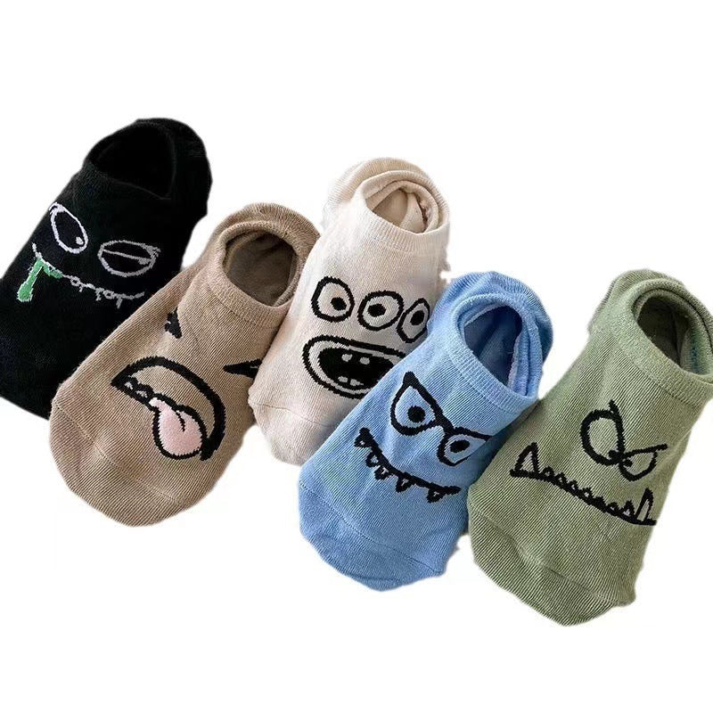 Cartoon Non-Slip Ankle Socks