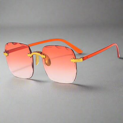 Rimless Gradient Sunglasses