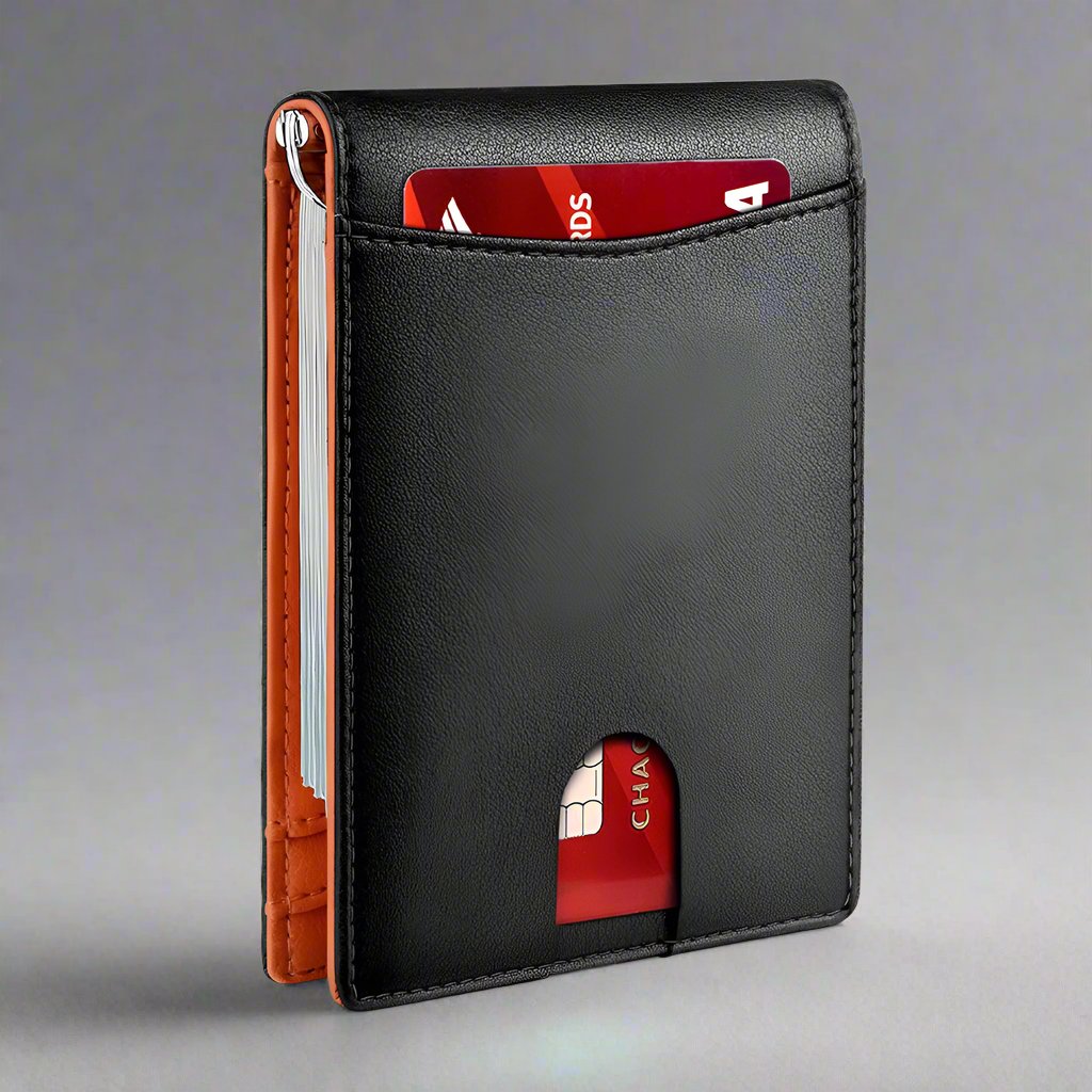 Genuine Leather RFID Blocking Wallet