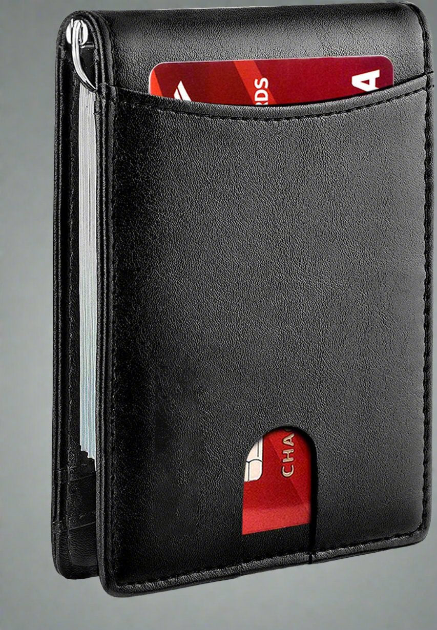 Genuine Leather RFID Blocking Wallet