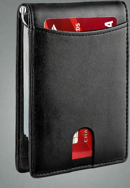 Genuine Leather RFID Blocking Wallet