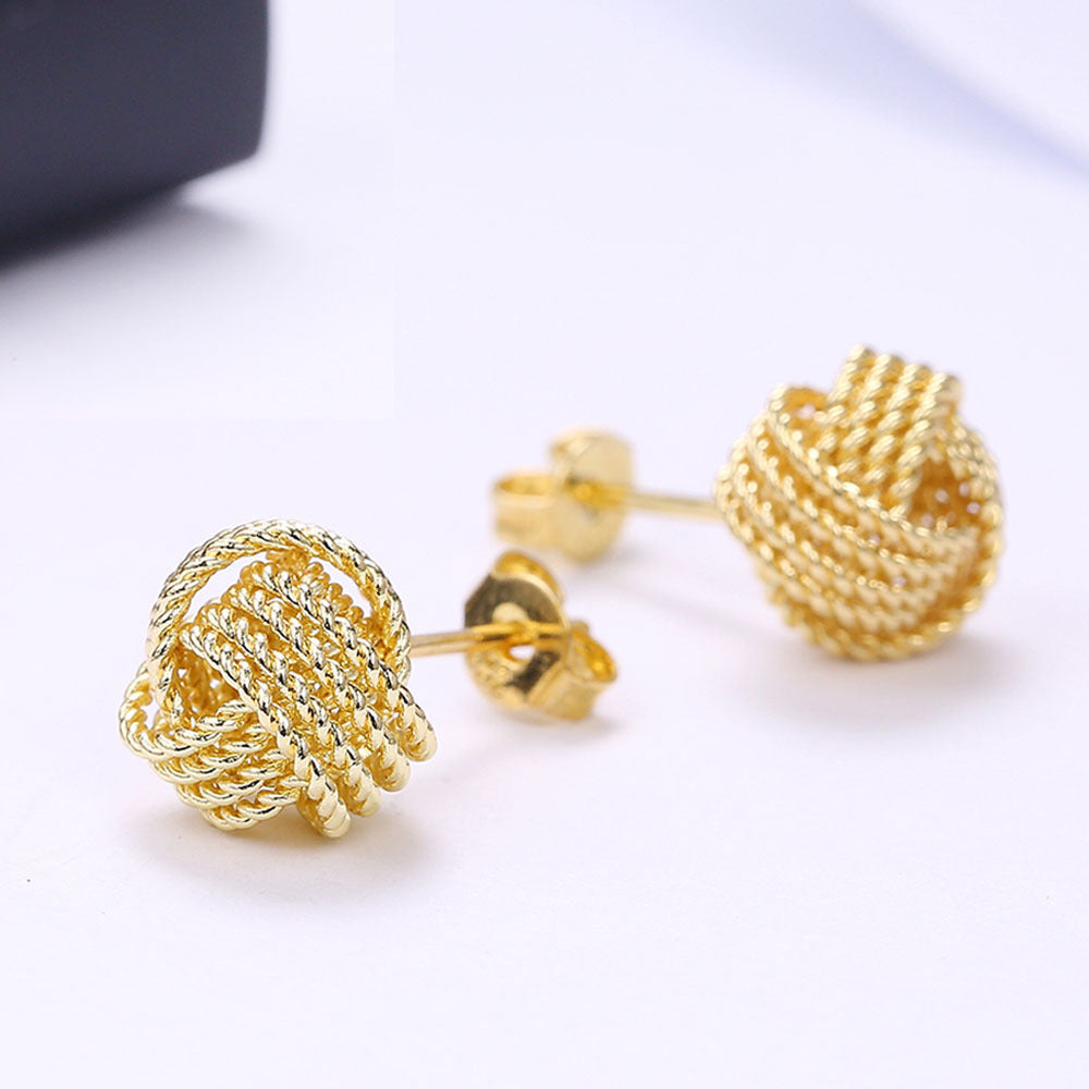 Love Twisted Stud Earrings