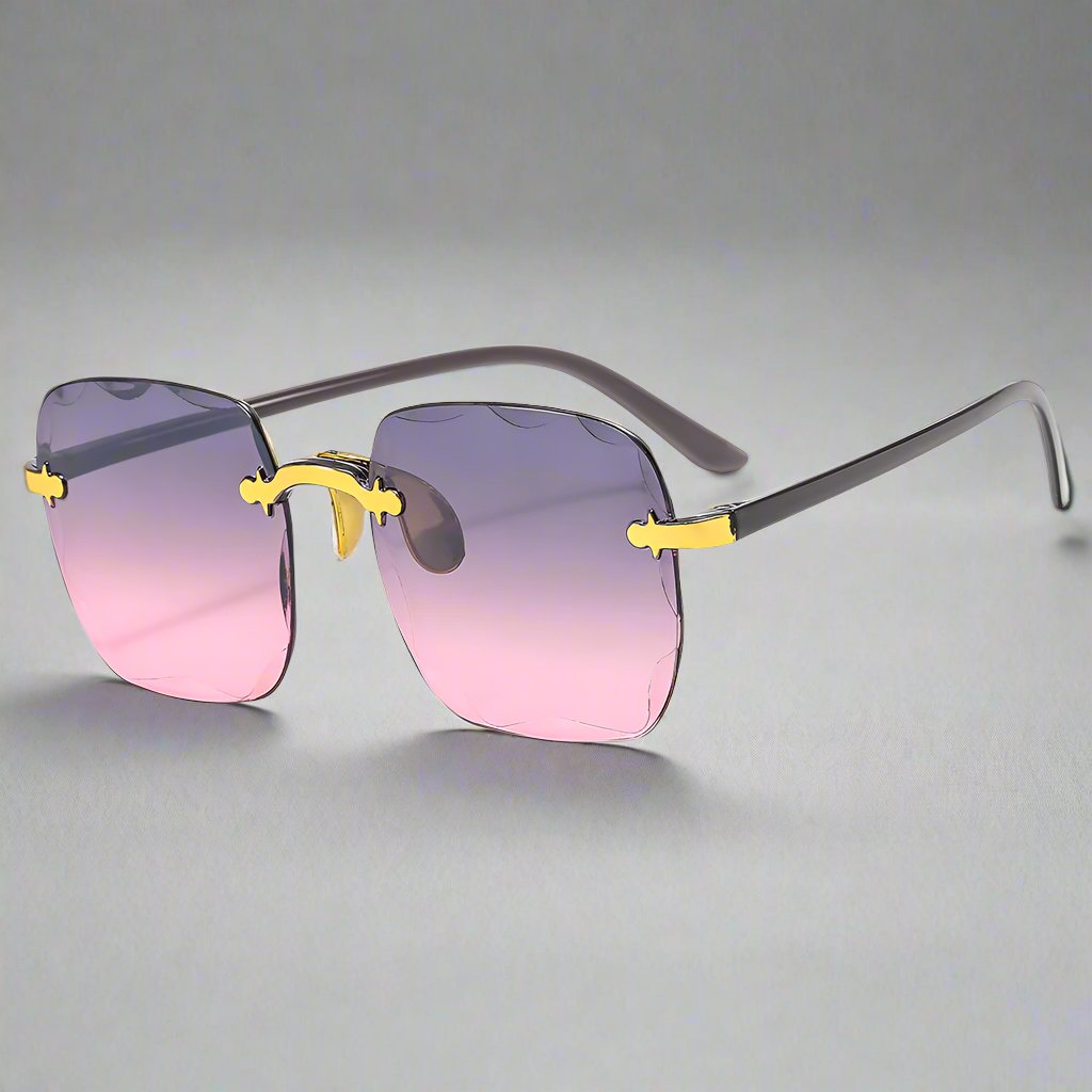 Rimless Gradient Sunglasses